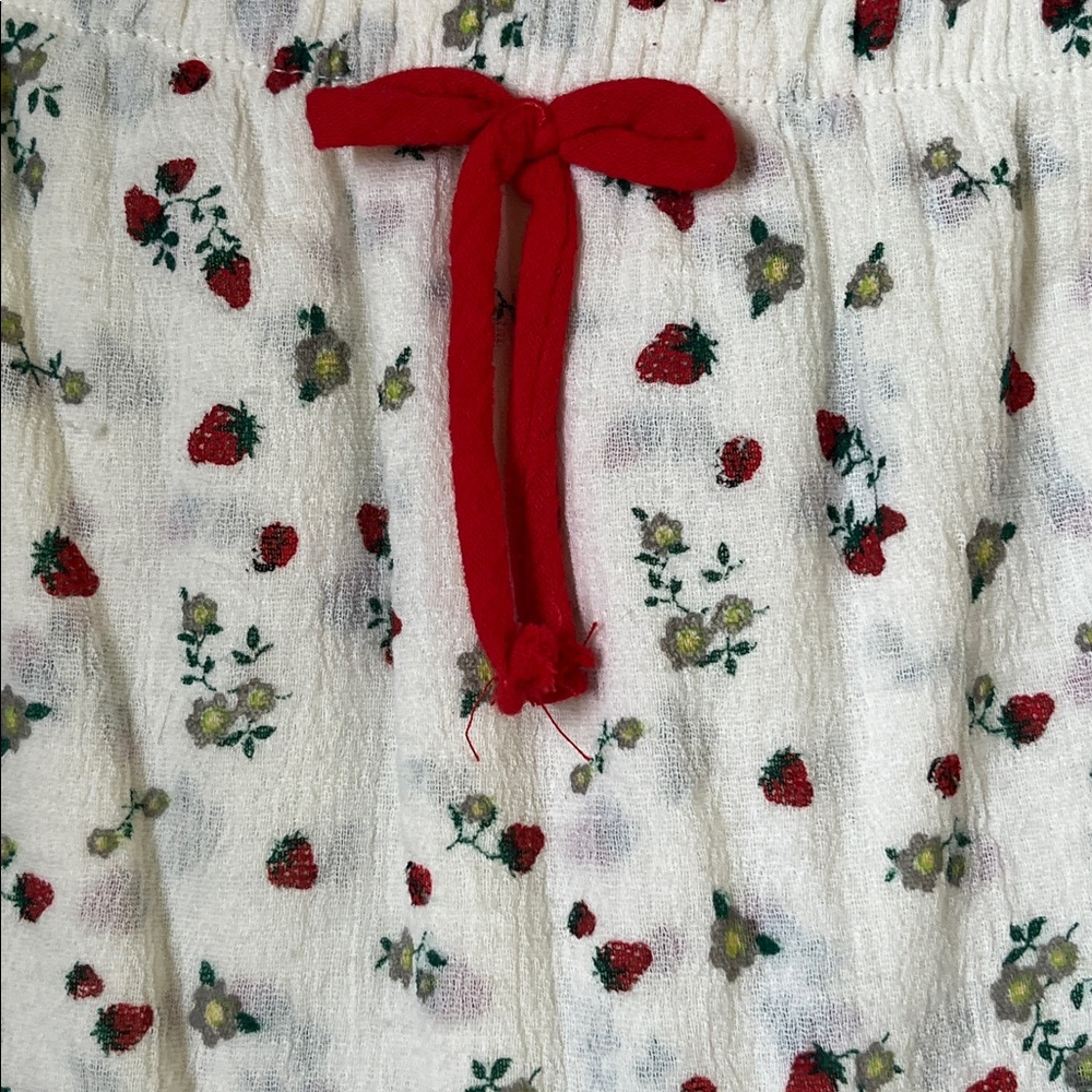 Harajuku Mini for Target Strawberry Cotton Gauze Skirt Gwen Stefani NWT Size XL - Picture 2 of 10